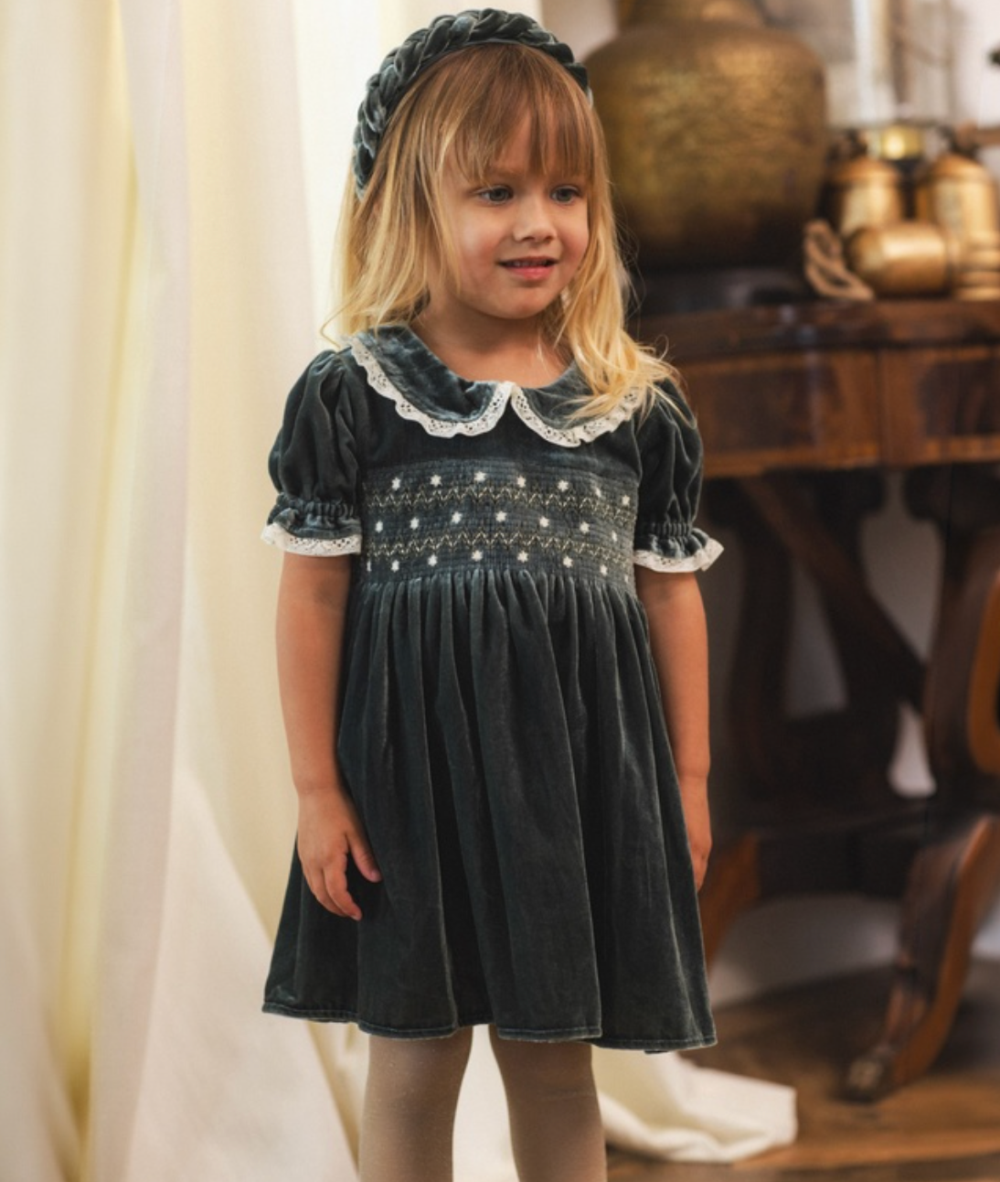 Elizabeth Dress, Green
