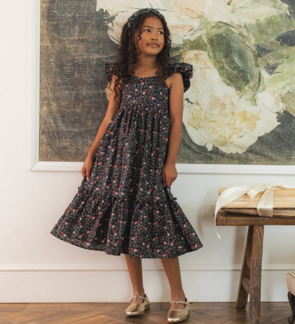 Nanette Dress, Winter Floral