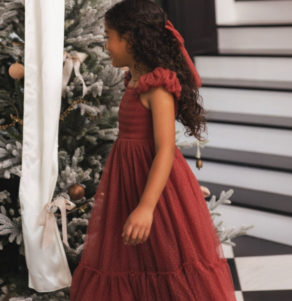 Clara Dress, Ruby