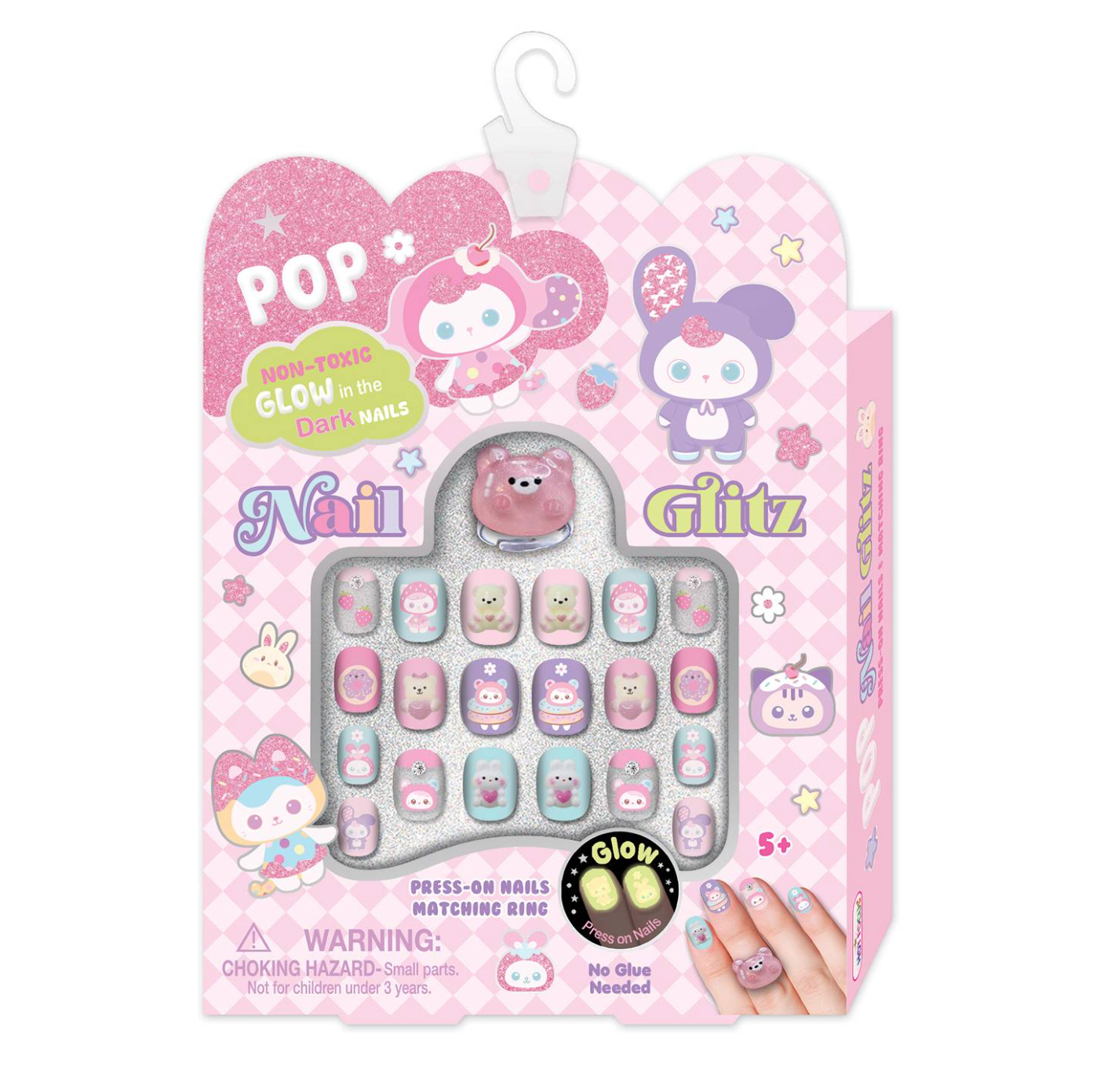 Pop Nail Glitz, Icing Crew - Magpies Paducah