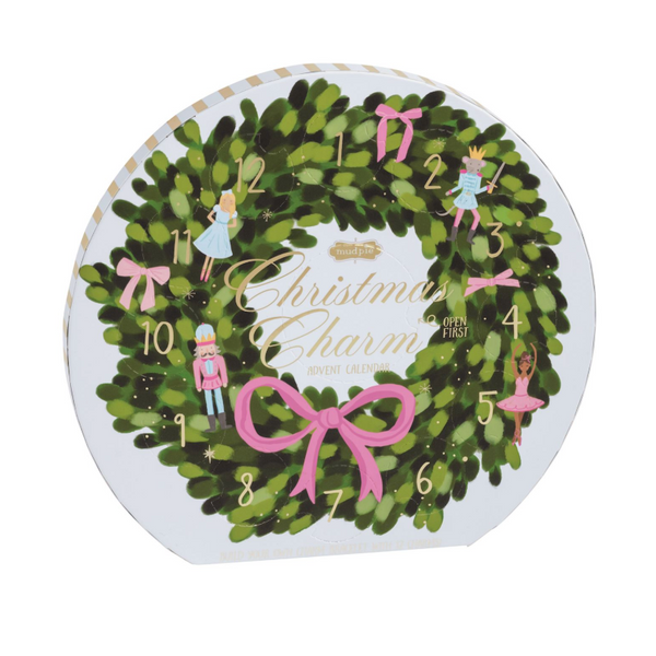 12 Days of Christmas Charm Set, Wreath