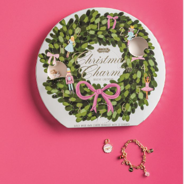12 Days of Christmas Charm Set, Wreath