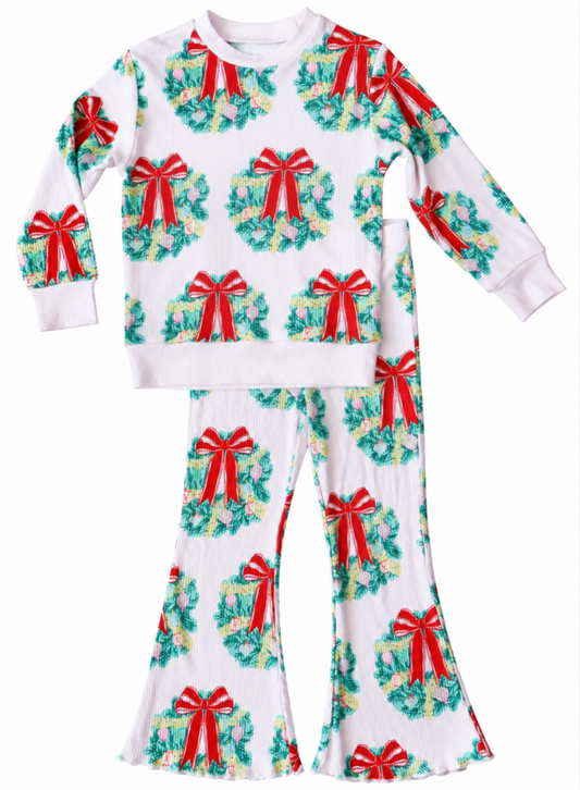 Sweatshirt + Legging Set, Wreaths - Magpies Paducah