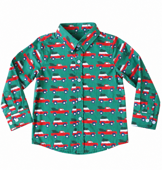 William Shirt, Christmas Trucks - Magpies Paducah