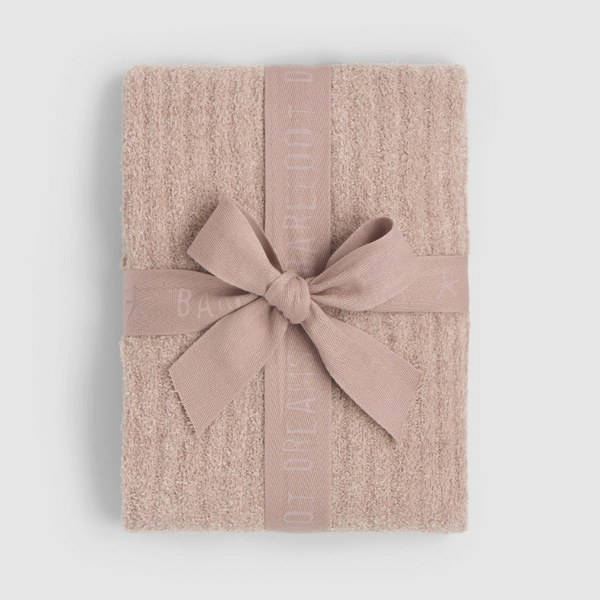 CozyChicLite Ribbed Baby Blanket, Faded Rose