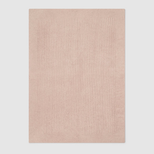 CozyChicLite Ribbed Baby Blanket, Faded Rose