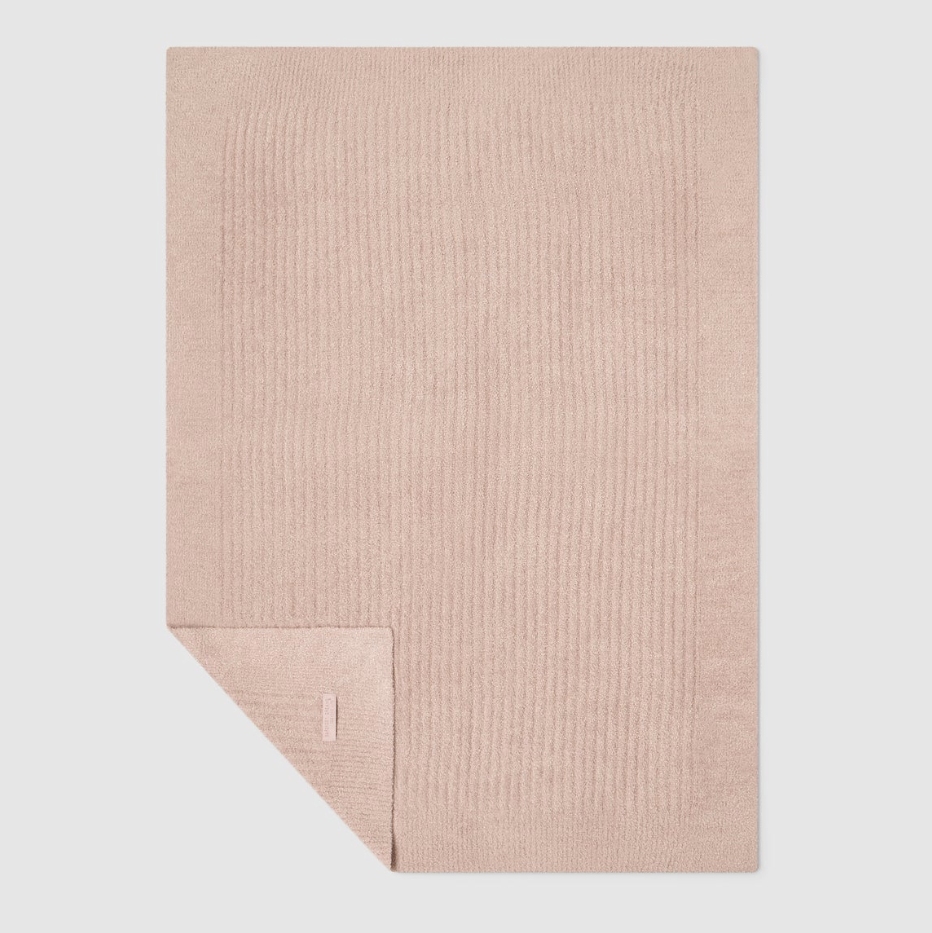 CozyChicLite Ribbed Baby Blanket, Faded Rose