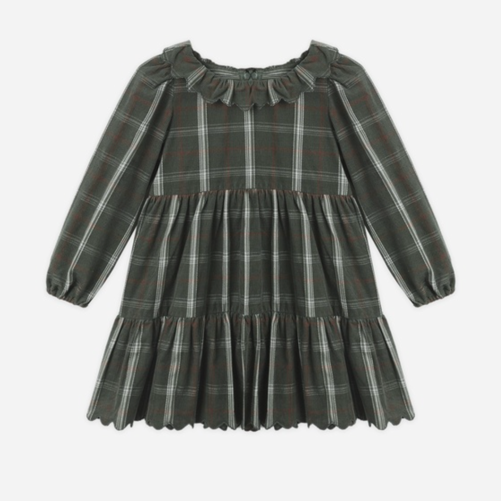 Fran Dress, Holiday Plaid