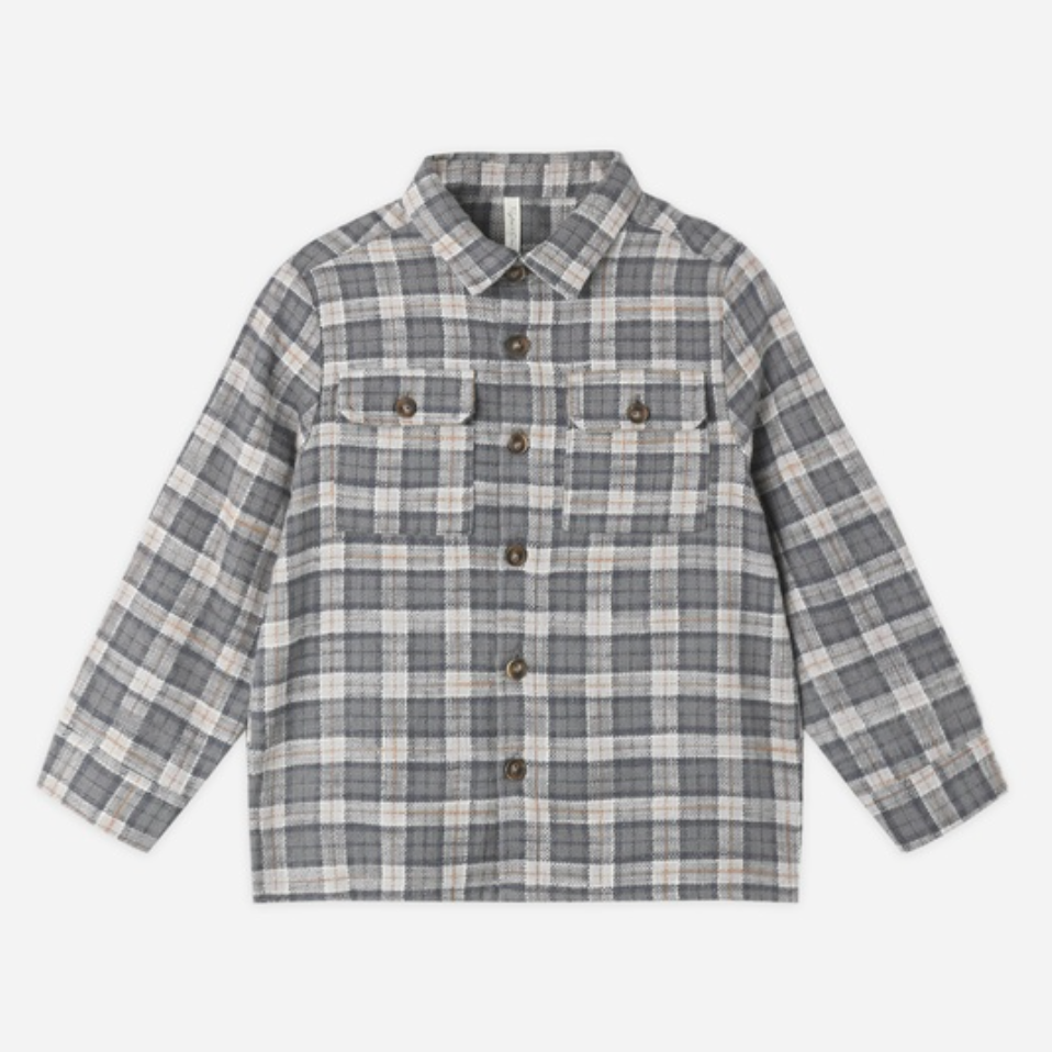 Pocketed Flannel Shirt, Winter Plaid
