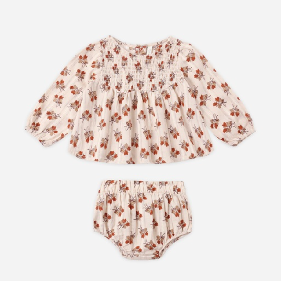 Sophia Top + Bloomer Set, Bouquet
