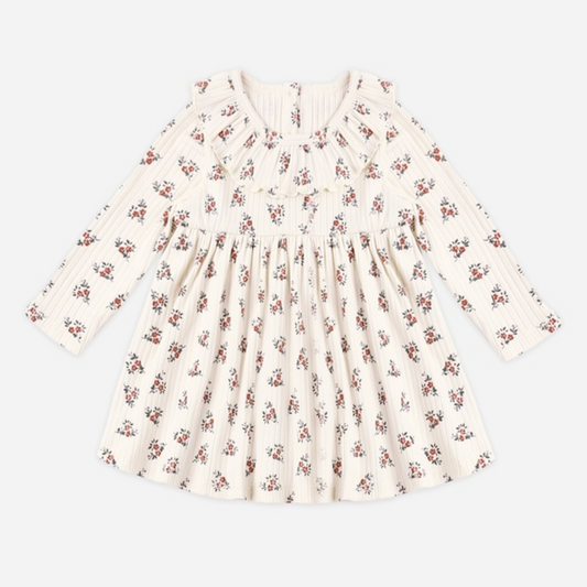 Ruffle Collar Dress, Ruby Bloom
