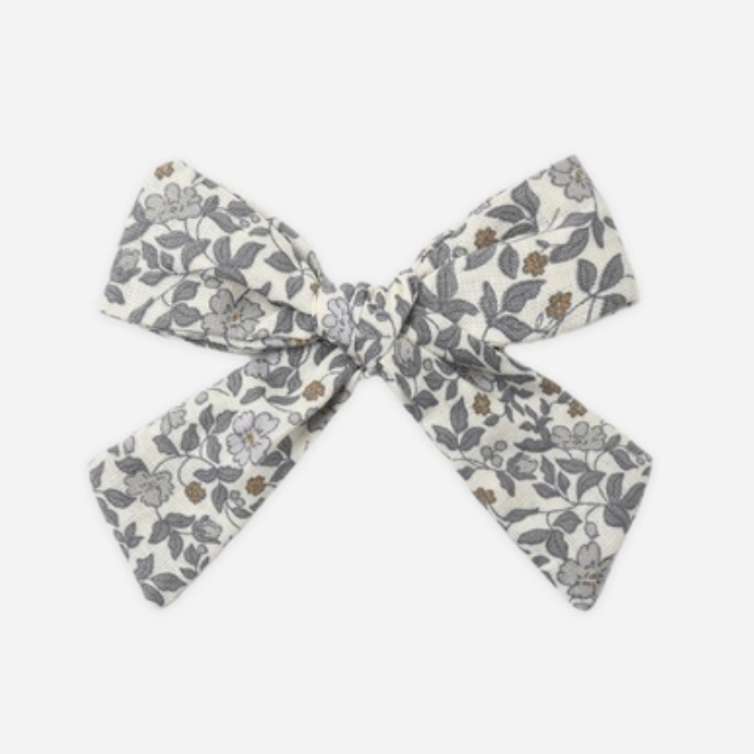Teen Bow, Slate Floral