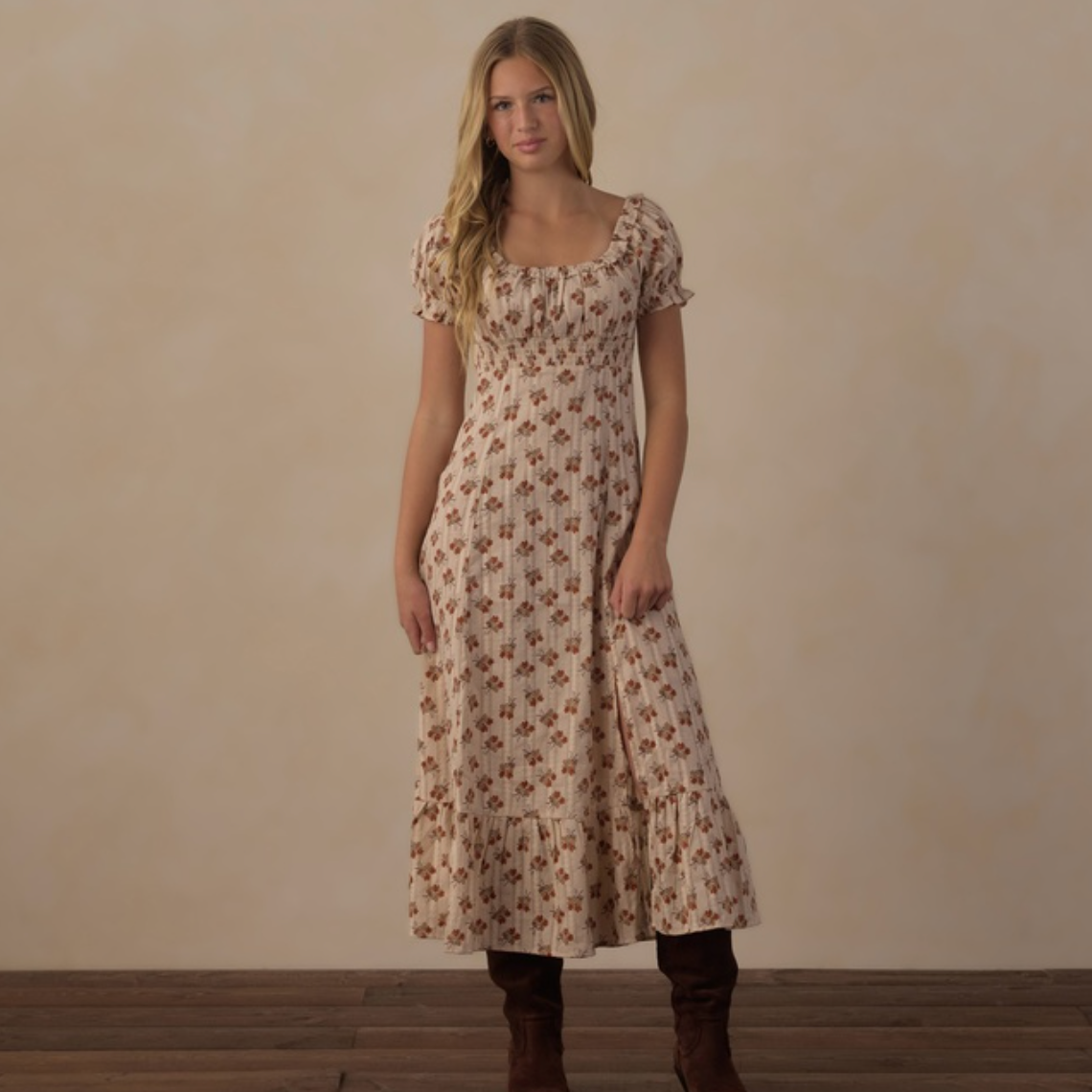 Teen Lana Dress, Bouquet