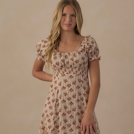 Teen Lana Dress, Bouquet
