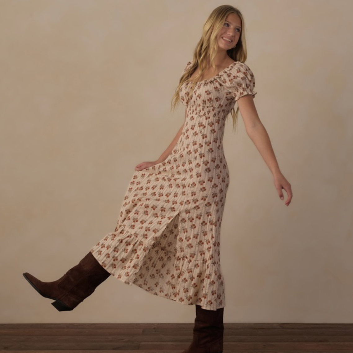 Teen Lana Dress, Bouquet