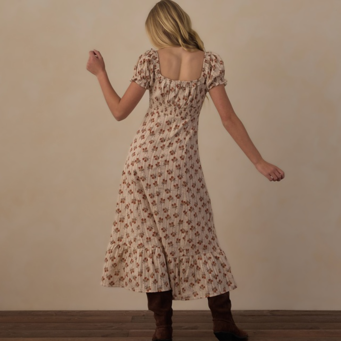 Teen Lana Dress, Bouquet