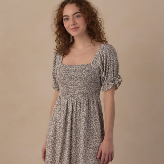 Women's Dallas Dress, Slate Floral