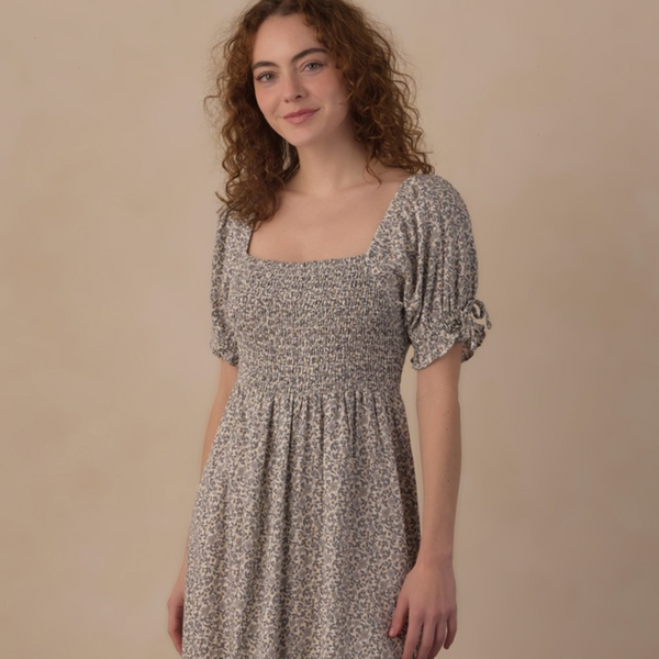 Women's Dallas Dress, Slate Floral