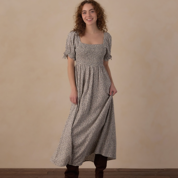 Women's Dallas Dress, Slate Floral