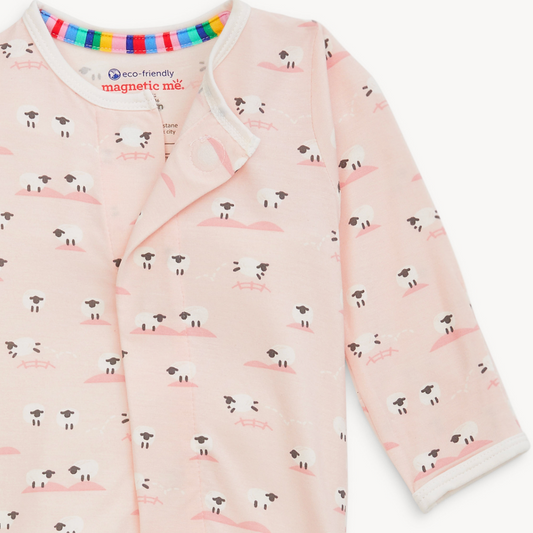 Modal Footie, Pink Baa Baa Baby