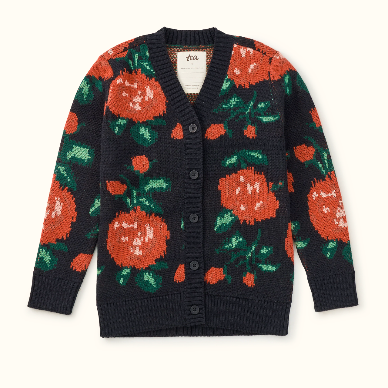 English Rose Long Cardigan