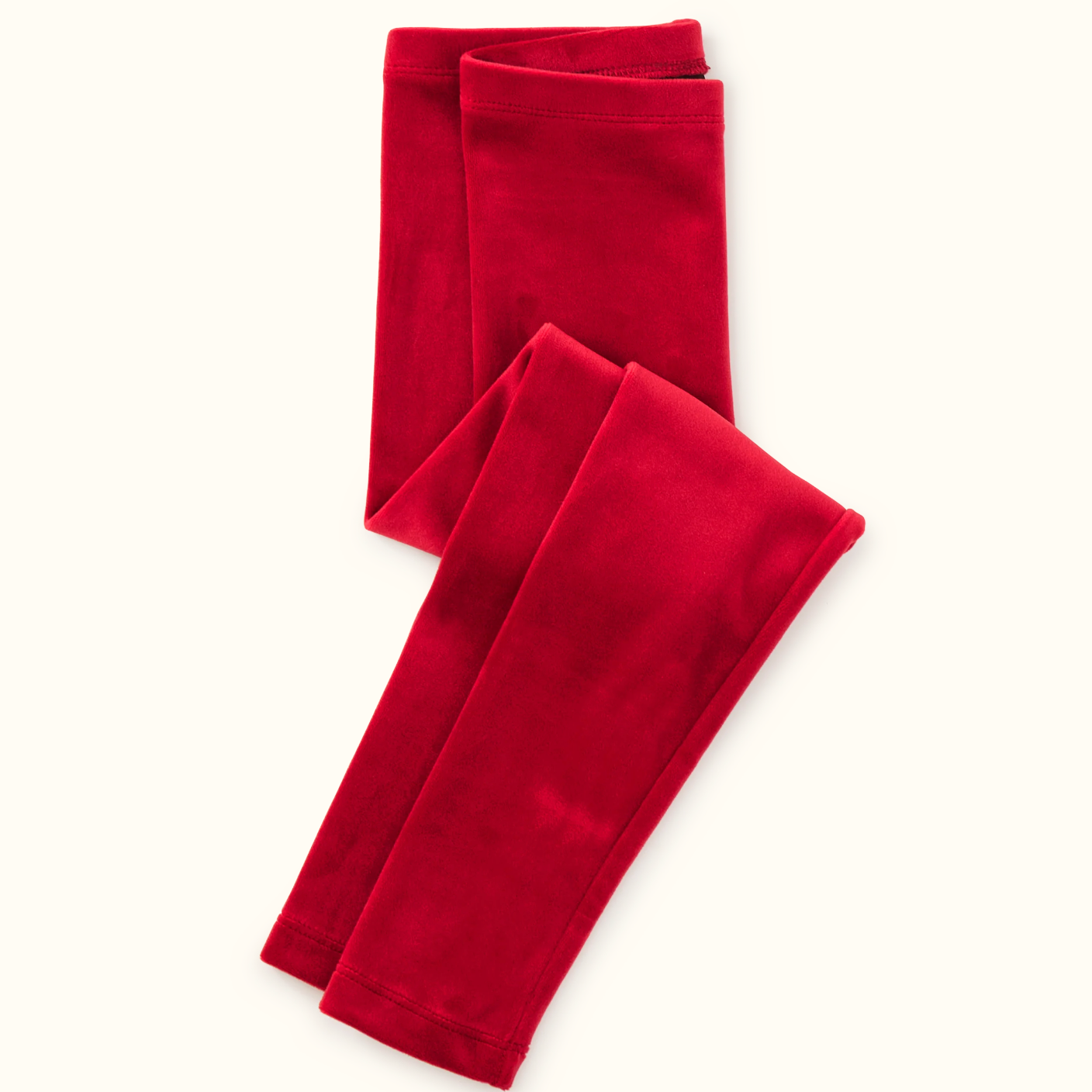 Velour Leggings, Red Wagon