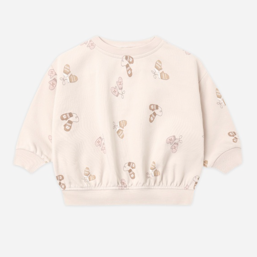 Relaxed Fleece Sweatshirt, Mittens - Magpies Paducah