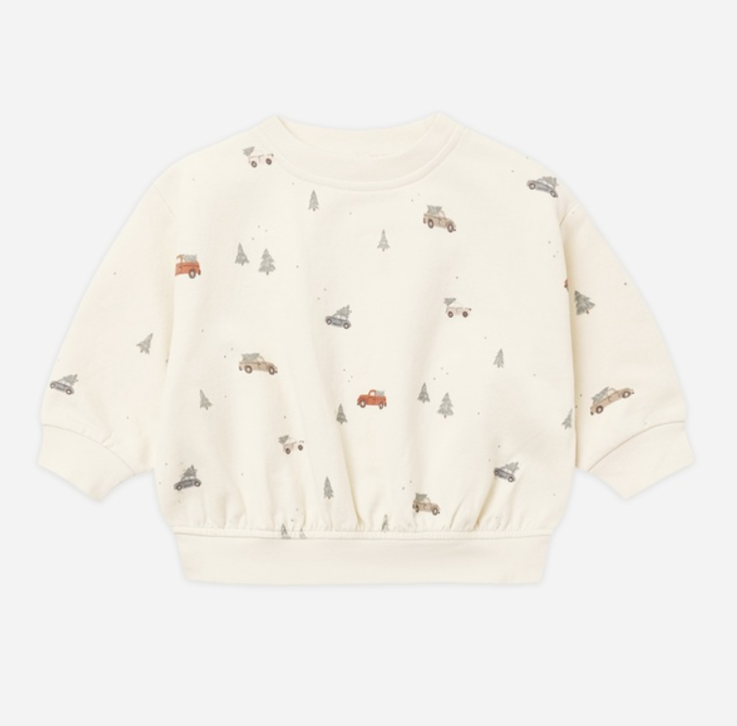 Relaxed Fleece Sweatshirt, Holiday Drive - Magpies Paducah