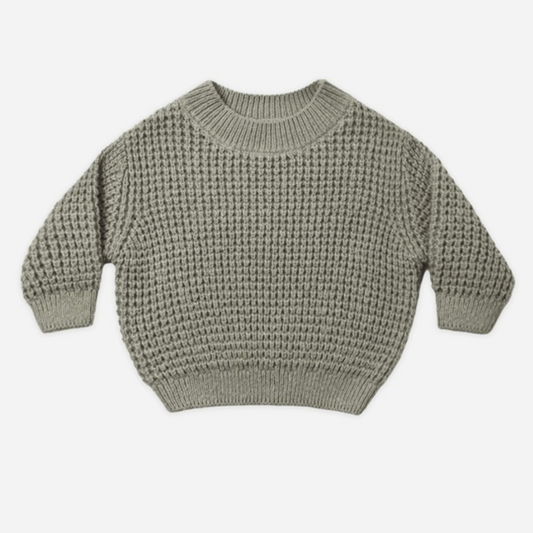 Chunky Knit Sweater, Spruce - Magpies Paducah