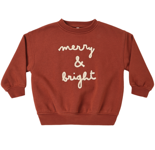 Relaxed Sweatshirt, Merry & Bright