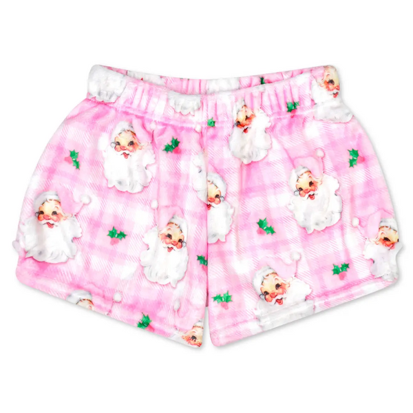 Merry Santa Plush Shorts - Magpies Paducah