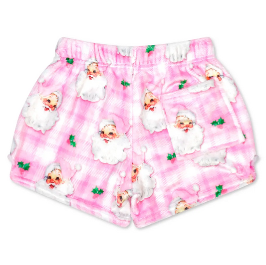 Merry Santa Plush Shorts - Magpies Paducah