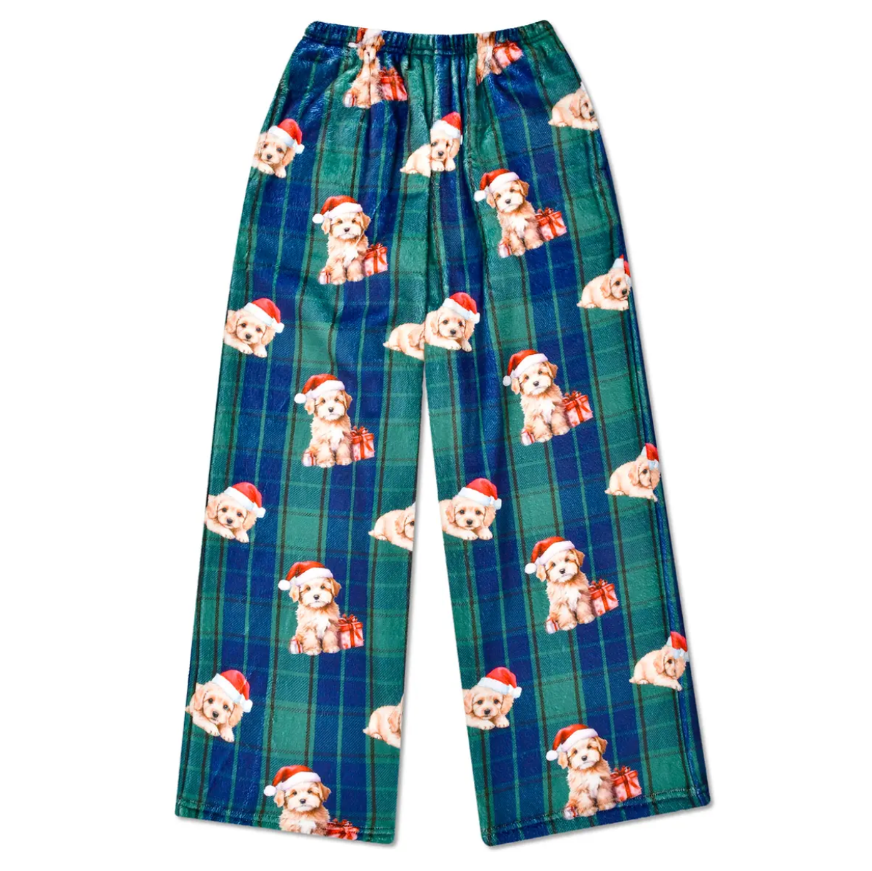 Santa Doodle Plush Pants - Magpies Paducah
