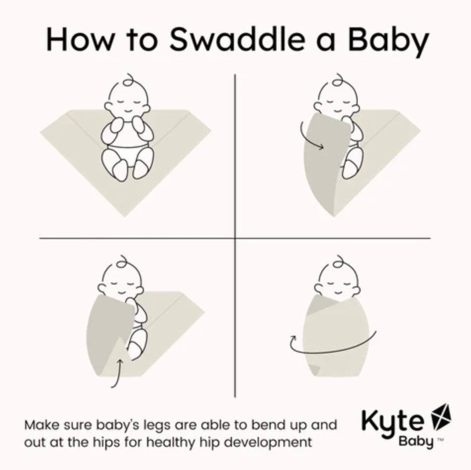 Swaddle Blanket, Midnight Magnolia - Magpies Paducah