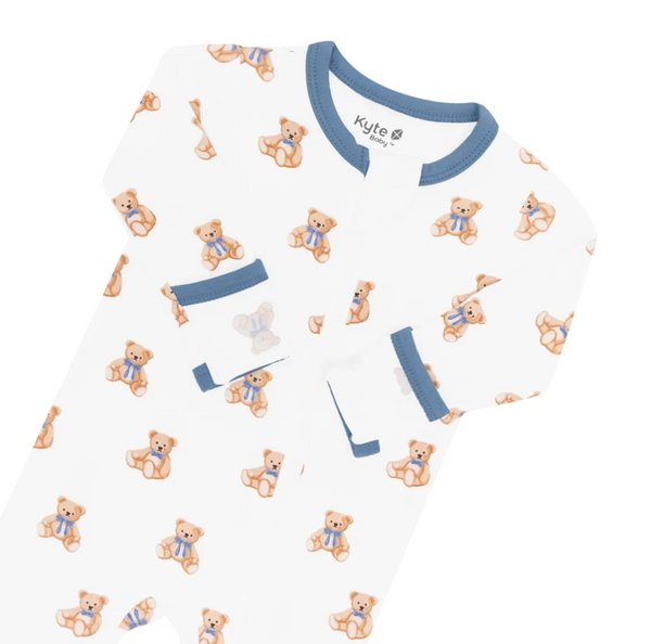 Zippered Footie, Teddy Bear