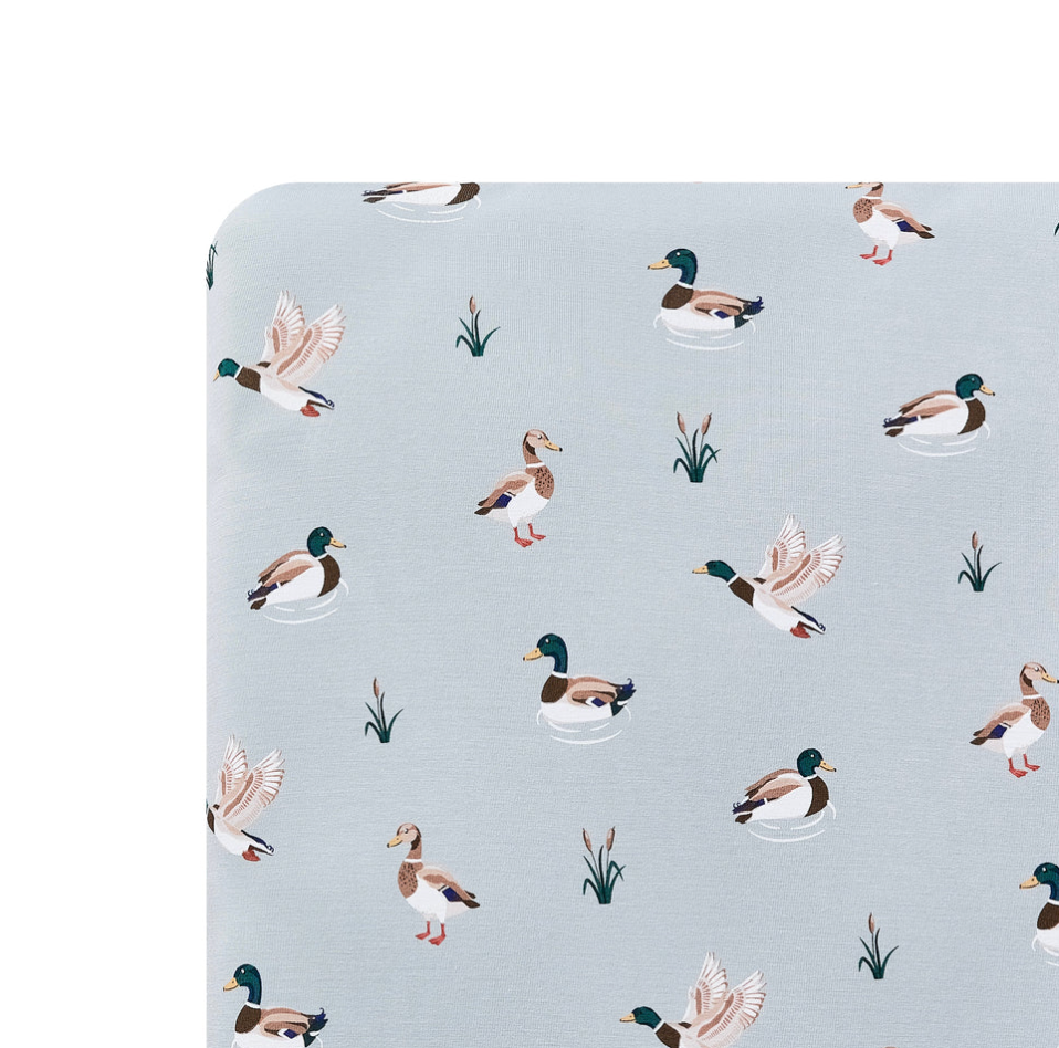 Crib Sheet, Mallard Ducks