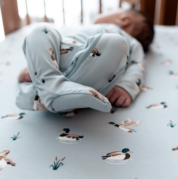 Zippered Footie, Mallard Ducks