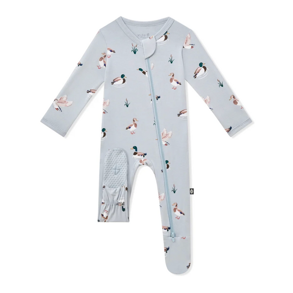 Zippered Footie, Mallard Ducks
