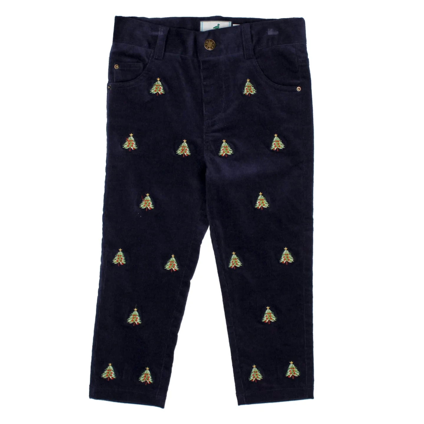 Tinsel Pant, Navy Christmas Tree - Magpies Paducah