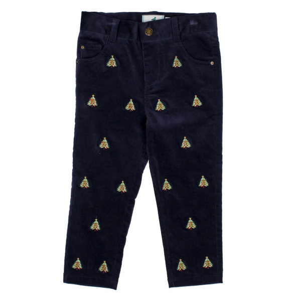 Tinsel Pant, Navy Christmas Tree - Magpies Paducah