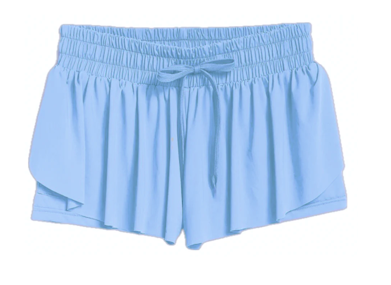 Fly Away Short, Chambray Blue