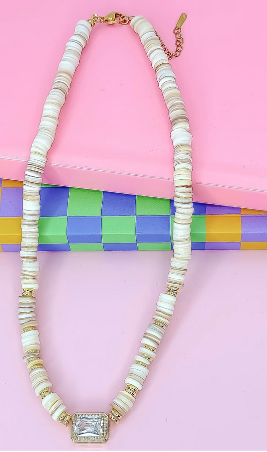 Dream Pop Gemstone Necklace, Assorted Colors - Magpies Paducah