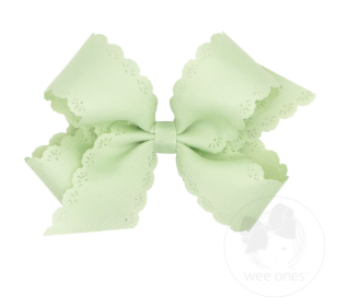 Medium Flower Embossed Bow (Assorted Colors!) - Magpies Paducah