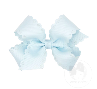 Medium Flower Embossed Bow (Assorted Colors!) - Magpies Paducah