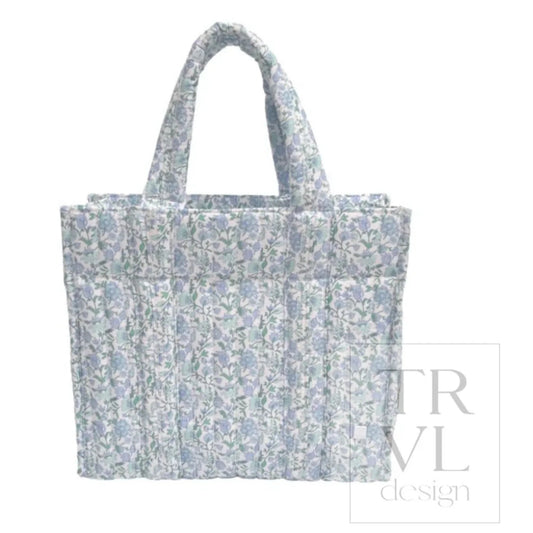 Quilted Mini Go Go Tote, Hamptons Floral