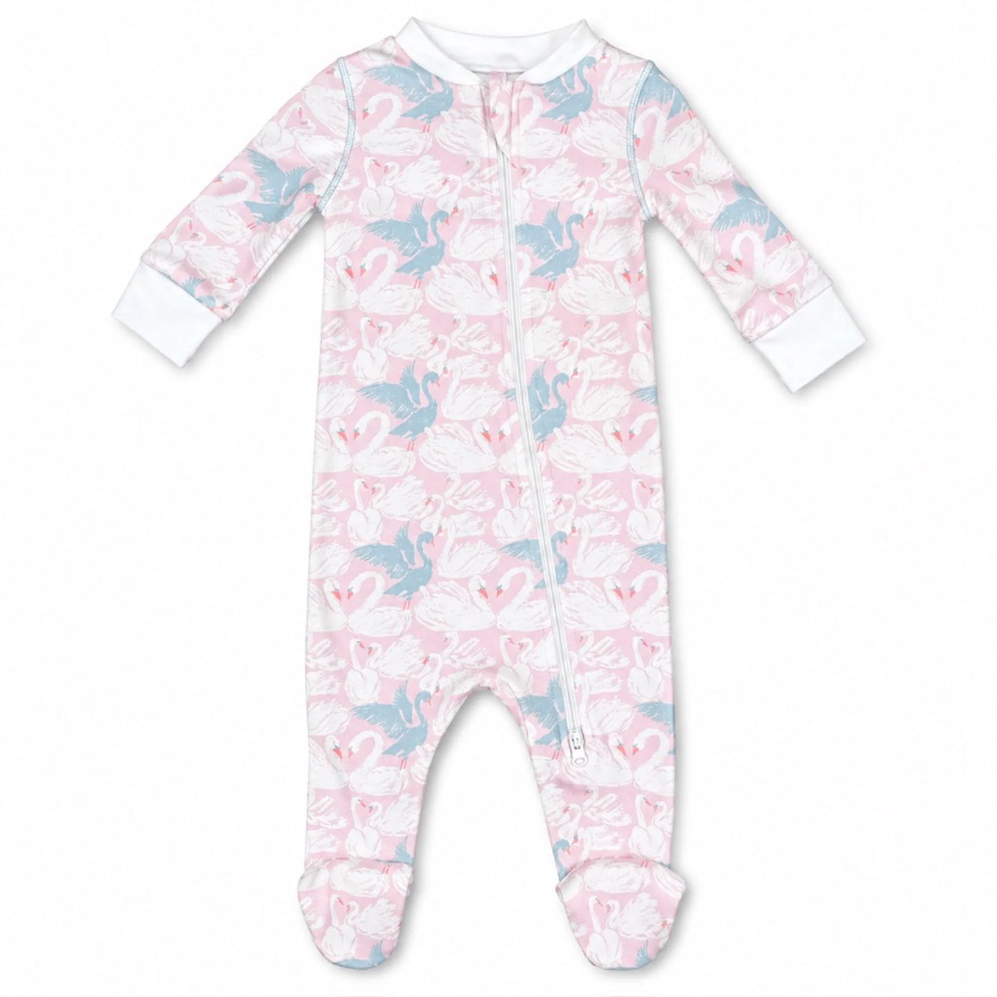 Footed Pajama, Swan Lake