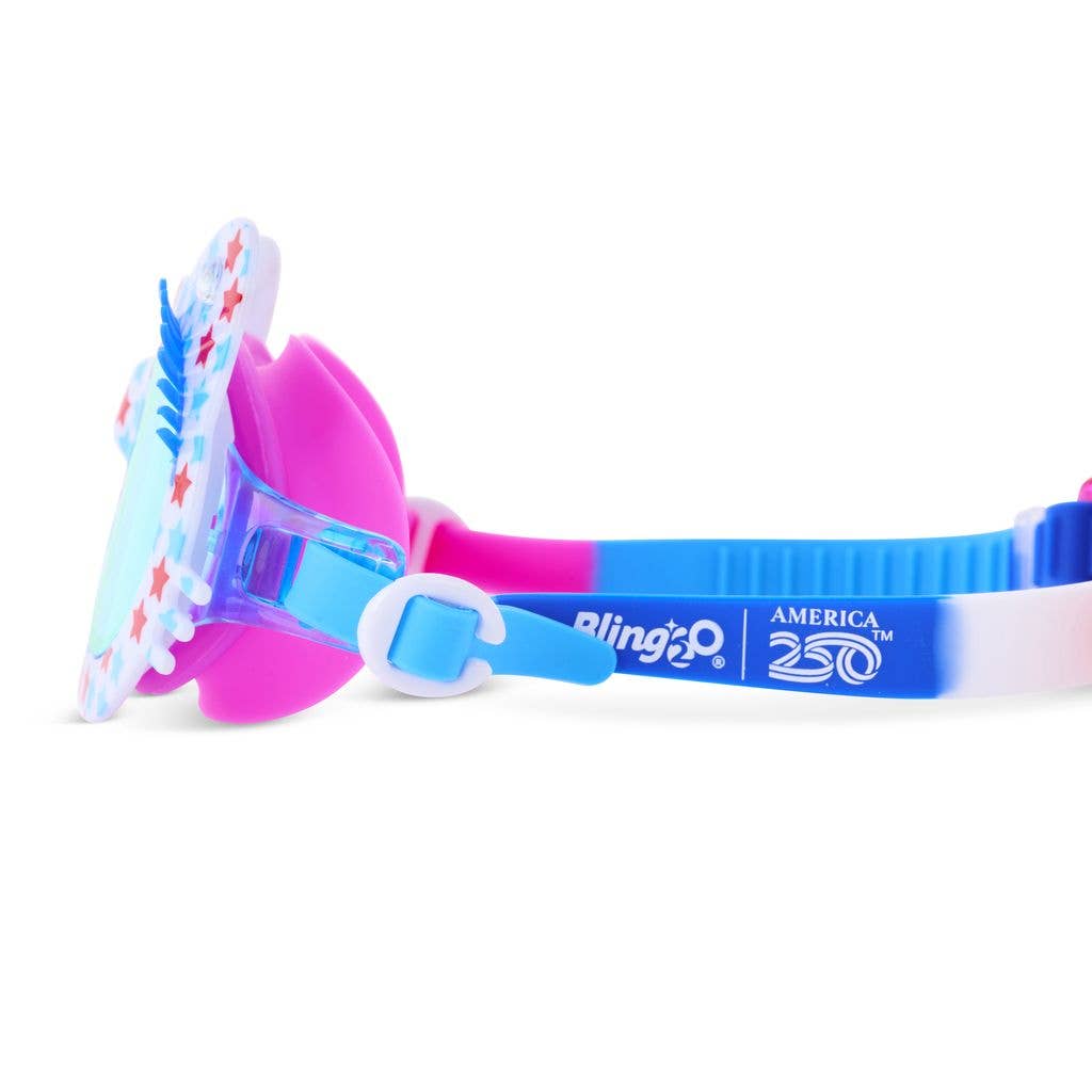 Swim Goggle, PURRFECTLY Patriotic - Magpies Paducah