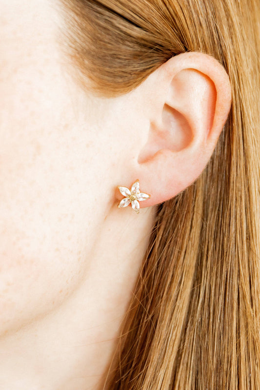 Screwback Stud Earrings - Lily - Magpies Paducah