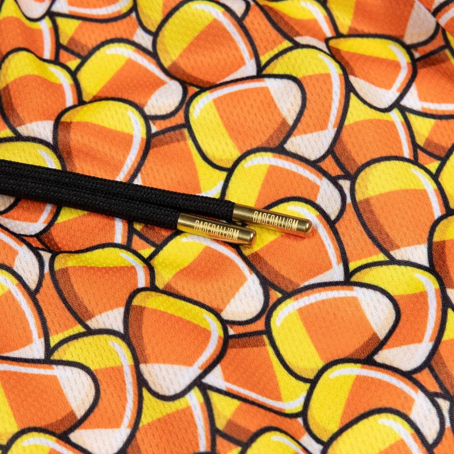 Candy Corn Mesh Shorts