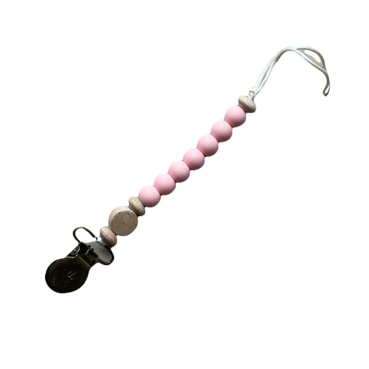 Jace Petite Pacifier + Toy Clip - Magpies Paducah